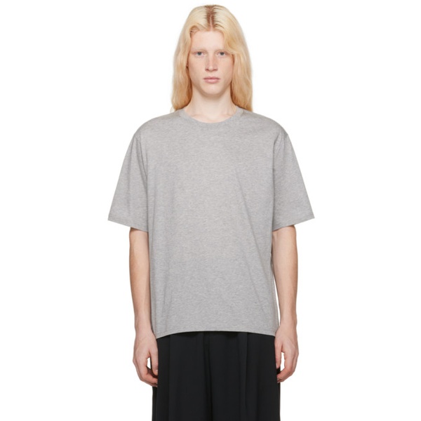  스튜디오 니콜슨 Studio Nicholson Gray Bric T-Shirt 241608M213005