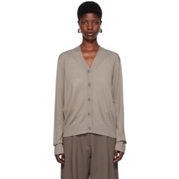 스튜디오 니콜슨 Studio Nicholson Taupe Kosumo Cardigan 241608F095001