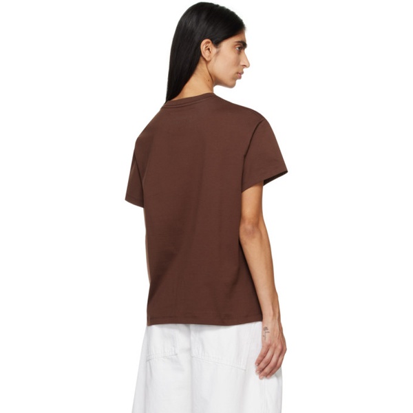  스튜디오 니콜슨 Studio Nicholson SSENSE Exclusive Burgundy Marine T-Shirt 241608F110010