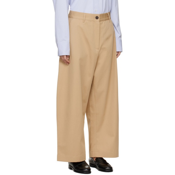  스튜디오 니콜슨 Studio Nicholson Beige Chalco Trousers 241608F087000