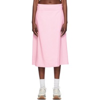 스튜디오 니콜슨 Studio Nicholson Pink Wrap Midi Skirt 241608F092002