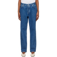 스튜디오 니콜슨 Studio Nicholson Blue Dune Jeans 241608F069011