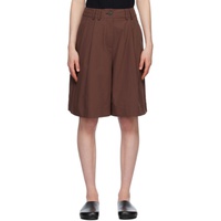 스튜디오 니콜슨 Studio Nicholson Burgundy Cito Shorts 231608F088005