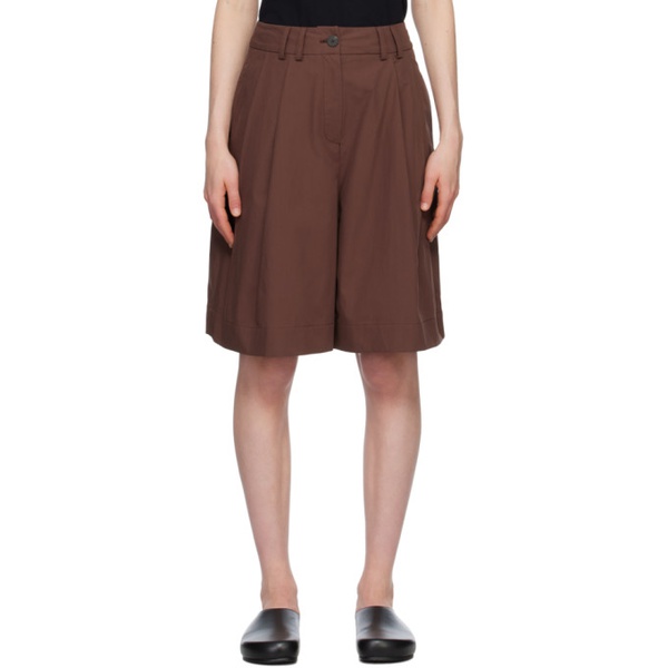  스튜디오 니콜슨 Studio Nicholson Burgundy Cito Shorts 231608F088005