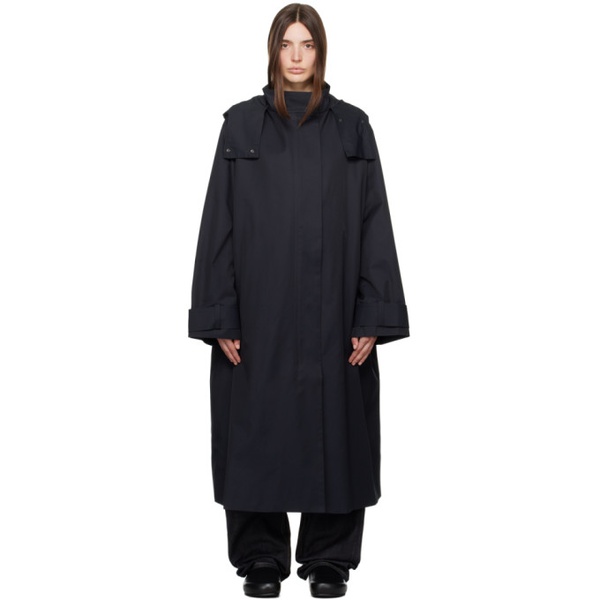  스튜디오 니콜슨 Studio Nicholson Navy Tana Coat 232608F059001