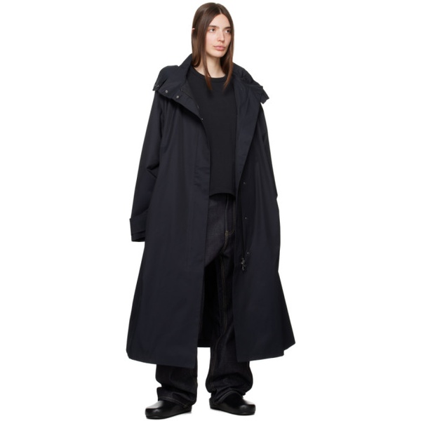  스튜디오 니콜슨 Studio Nicholson Navy Tana Coat 232608F059001