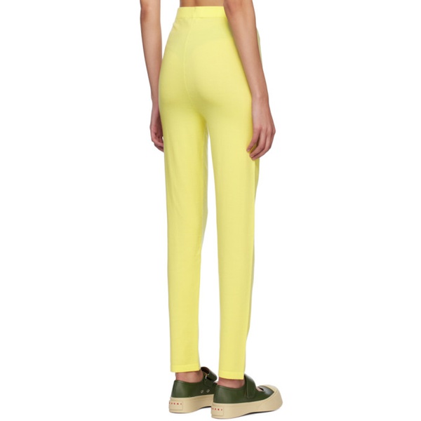  스튜디오 니콜슨 Studio Nicholson Yellow Forta Leggings 231608F085001