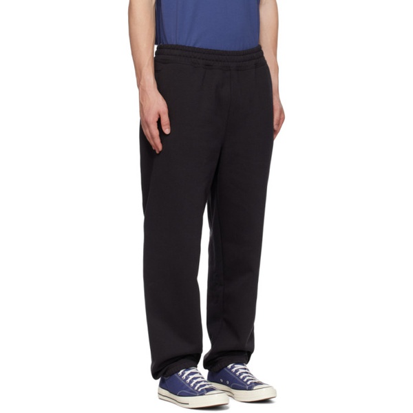  Stuessy Black Embroidered Sweatpants 232353M190000