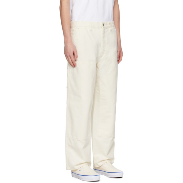  Stuessy 오프화이트 Off-White Work Trousers 241353M191006