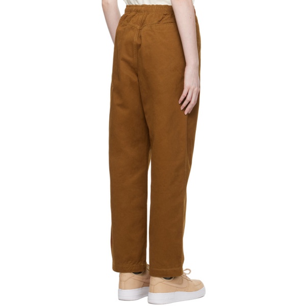  Stuessy Brown Beach Trousers 222353F087006