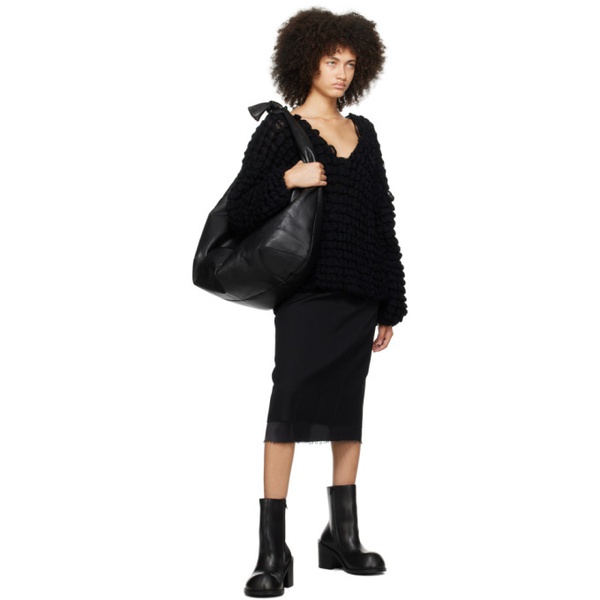  Subtle Le Nguyen Black Oversized Bag 232803F046002