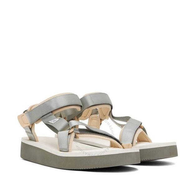  수이코크 Suicoke Ladies Depa-2PO Platform Sandals OG-022-2PO Gray x White