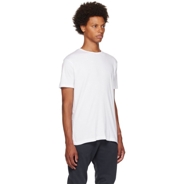  선스펠 Sunspel White Underwear T-Shirt 232128M213018