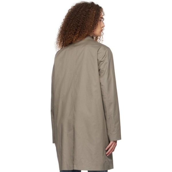  선스펠 Sunspel Taupe Buttoned Coat 241128M176001