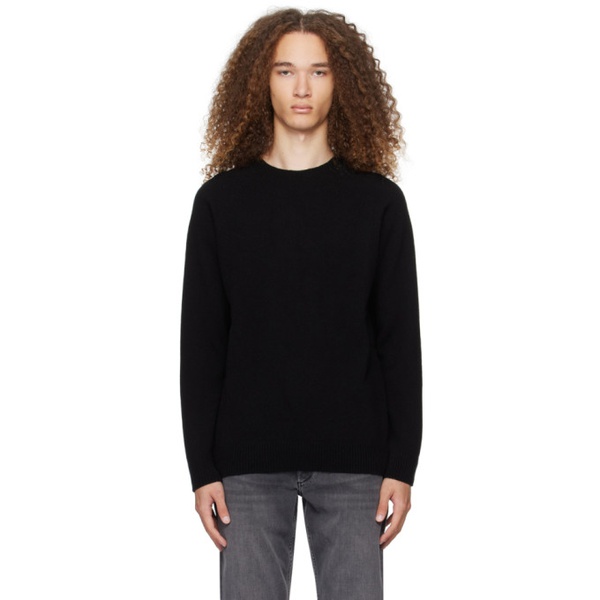  선스펠 Sunspel Black Raglan Sweater 241128M201004