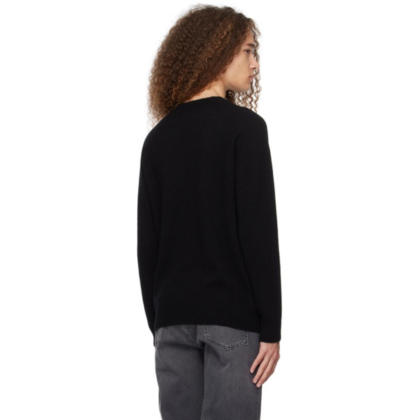  선스펠 Sunspel Black Raglan Sweater 241128M201004