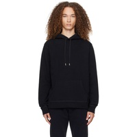 선스펠 Sunspel Black Drawstring Hoodie 241128M202008