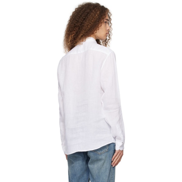  선스펠 Sunspel White Buttoned Shirt 241128M192007