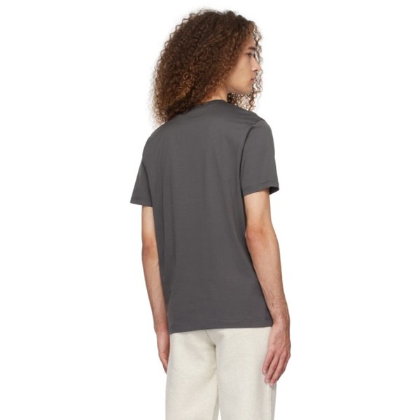  선스펠 Sunspel Gray Classic T-Shirt 241128M213012