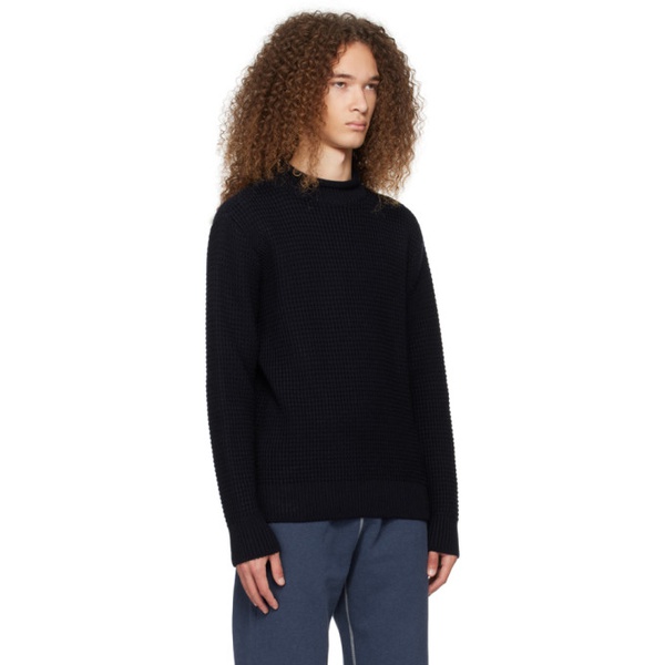  선스펠 Sunspel Navy Fisherman Turtleneck 241128M205000