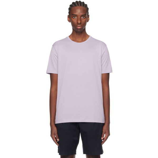  선스펠 Sunspel Purple Classic T-Shirt 241128M213018