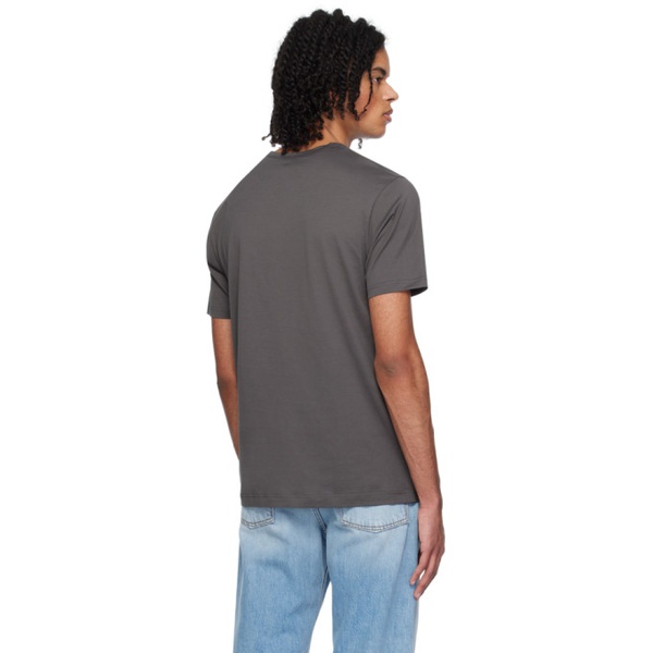  선스펠 Sunspel Gray Classic T-Shirt 242128M213013