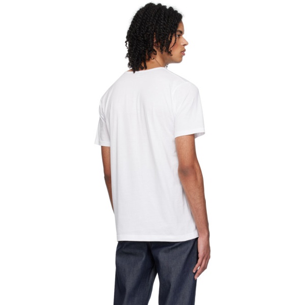 선스펠 Sunspel White Superfine T-Shirt 242128M213009