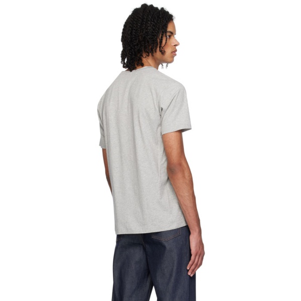  선스펠 Sunspel Gray Riviera T-Shirt 242128M213011