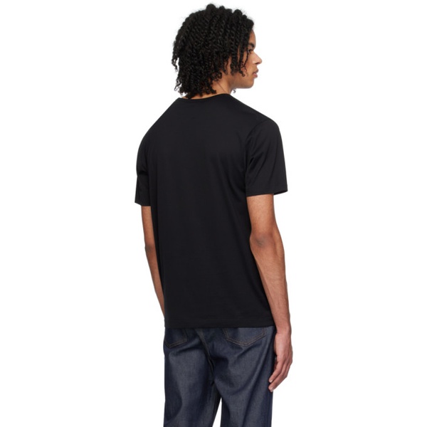  선스펠 Sunspel Black Classic T-Shirt 242128M213014