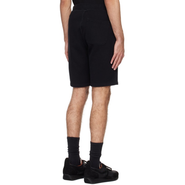  선스펠 Sunspel Black Relaxed-Fit Shorts 241128M193001
