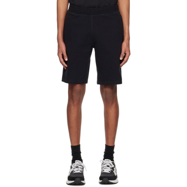  선스펠 Sunspel Black Relaxed Fit Shorts 231128M190005