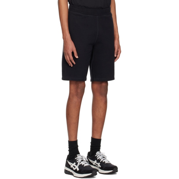  선스펠 Sunspel Black Relaxed Fit Shorts 231128M190005