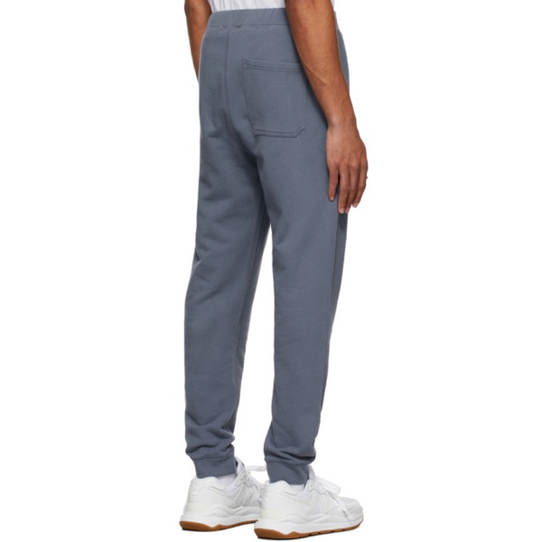  선스펠 Sunspel Blue Loopback Lounge Pants 221128M190000