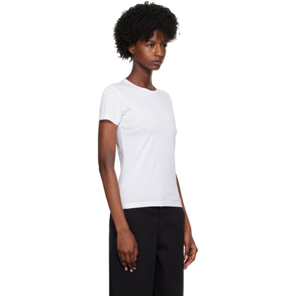  선스펠 Sunspel White Classic T-Shirt 231128F110010