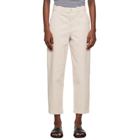 선스펠 Sunspel Beige Tapered Trousers 231128F087004