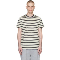 선스펠 Sunspel 오프화이트 Off-White Classic Breton Striped T-Shirt 222128M213033
