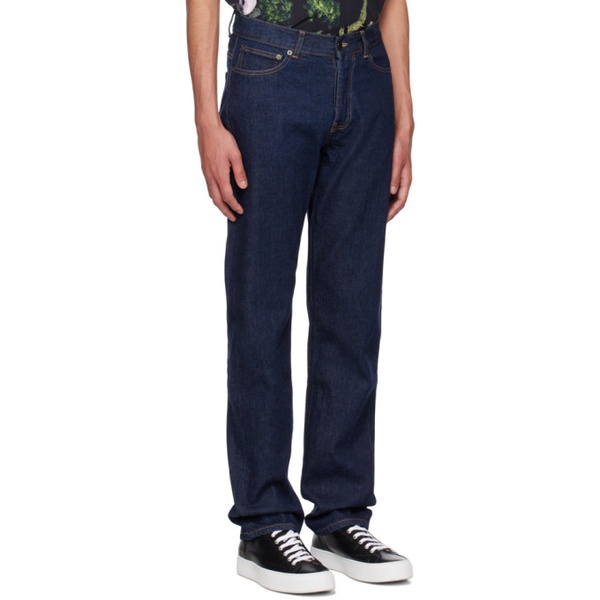  선스펠 Sunspel Navy Regular-Fit Jeans 231128M186000