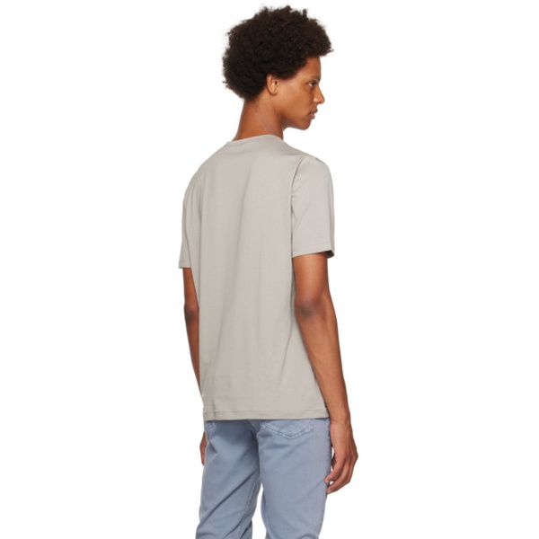  선스펠 Sunspel Gray Classic T-Shirt 232128M213005