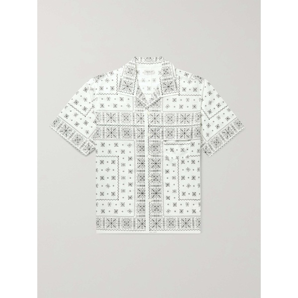  THE REAL MCCOY Bandana-Print Cotton Shirt 11452292646805289