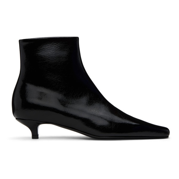  TOTEME Black The Slim Ankle Boots 241771F113003