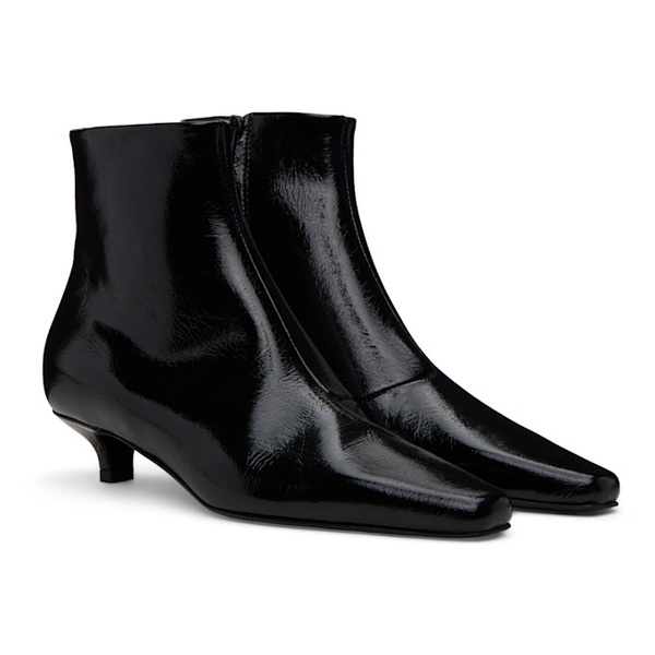  TOTEME Black The Slim Ankle Boots 241771F113003