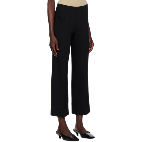  TOTEME Black Wide Trousers 232771F087001