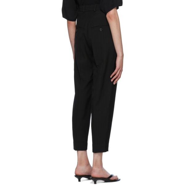  TOTEME Black Tapered Trousers 222771F087004