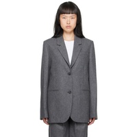 TOTEME Gray Tailored Blazer 232771F057006