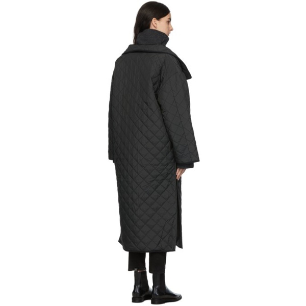  TOTEME Black Quilted Coat 221771F059000