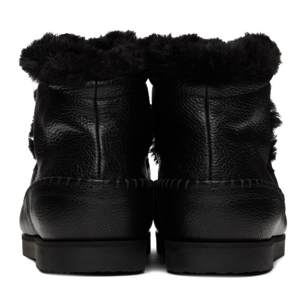  TOTEME Black High-Top Boots 222771F120000