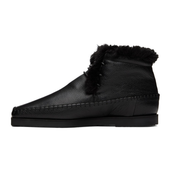  TOTEME Black High-Top Boots 222771F120000