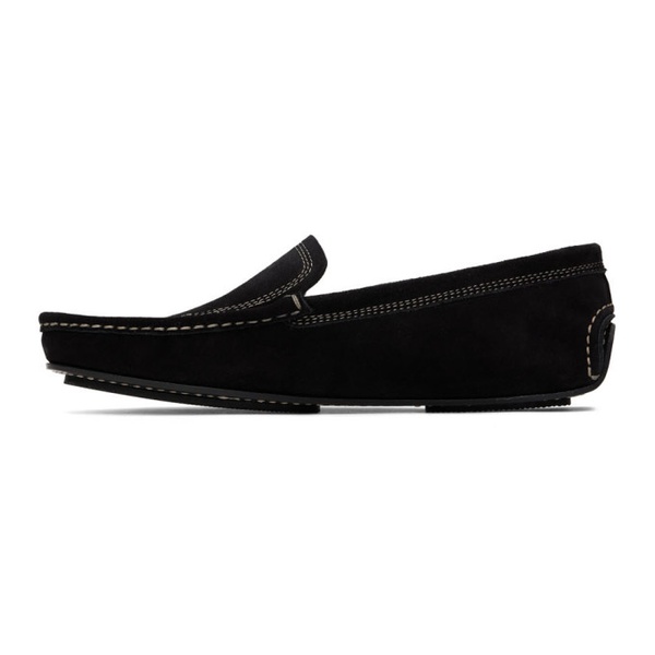  TOTEME Black The Car Loafers 222771F121000