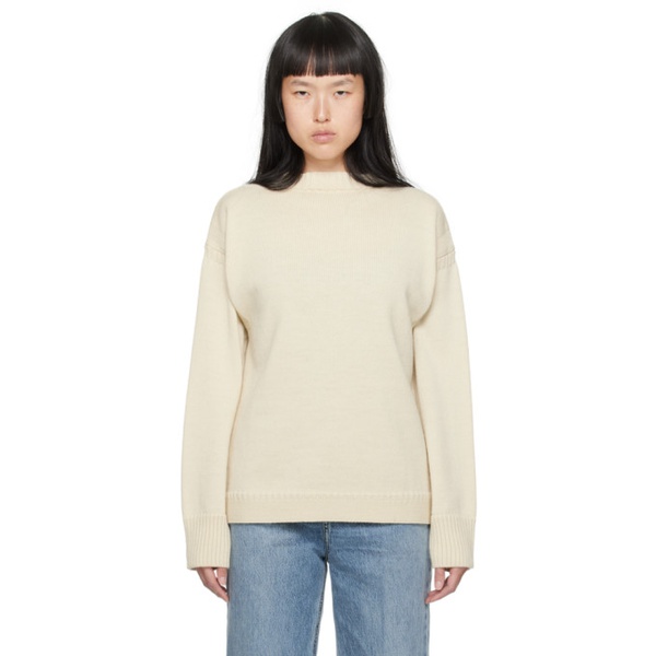  TOTEME 오프화이트 Off-White Vented Sweater 232771F096020