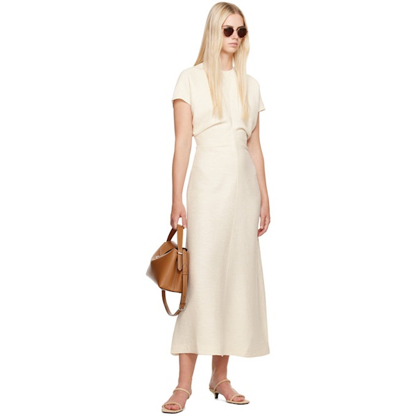 TOTEME 오프화이트 Off-White Slouch Waist Maxi Dress 242771F055003